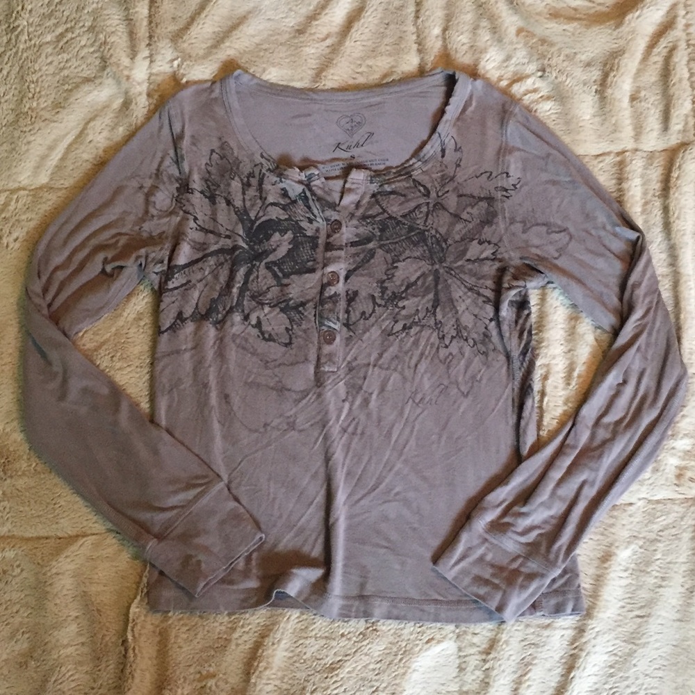 Kuhl 3 button shirt